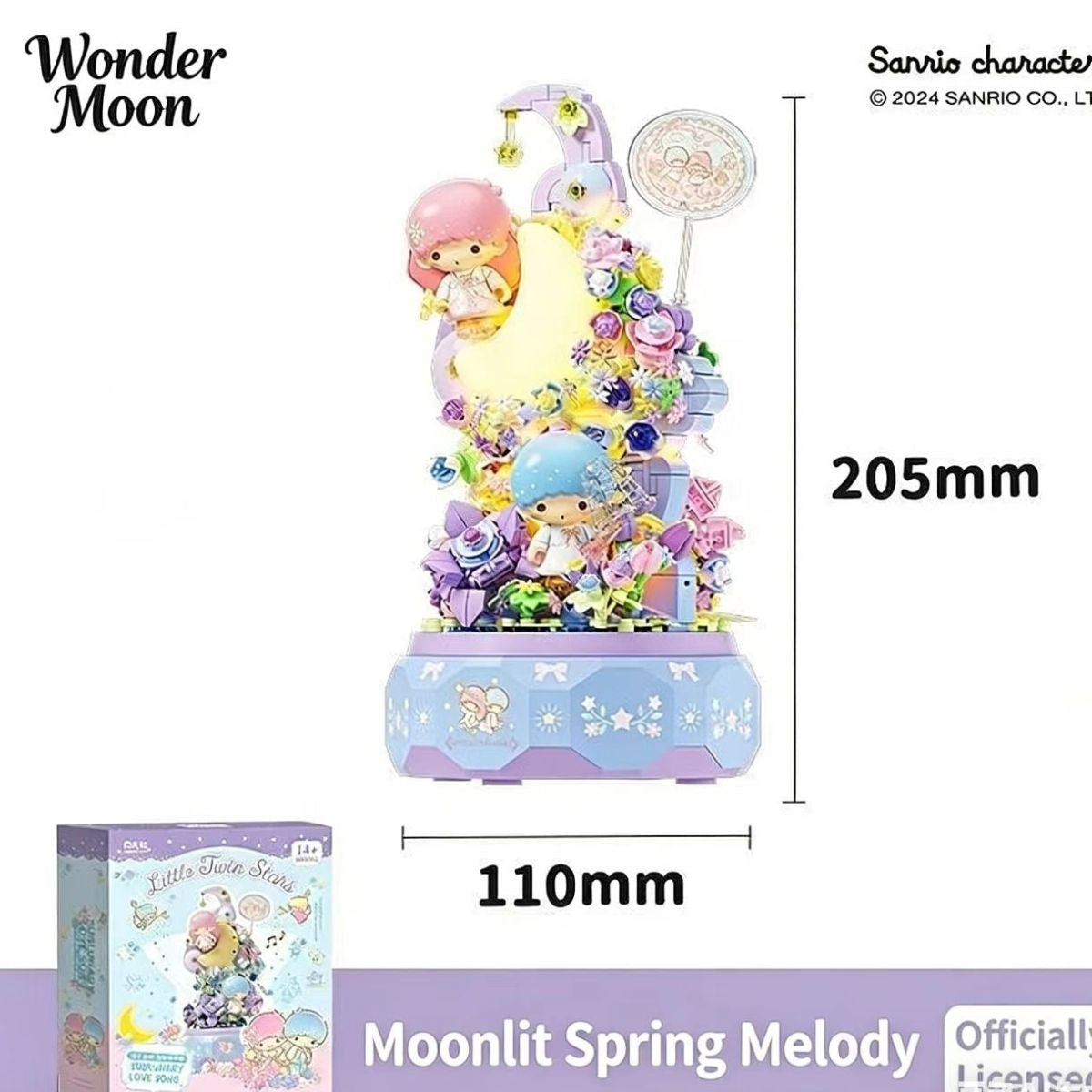 Hello Kitty Cherry Blossom Castle Music Box