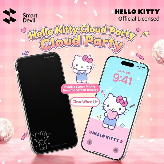 Sanrio Invisible Print Screen Protector | Sleep‑Screen Cartoon Pattern