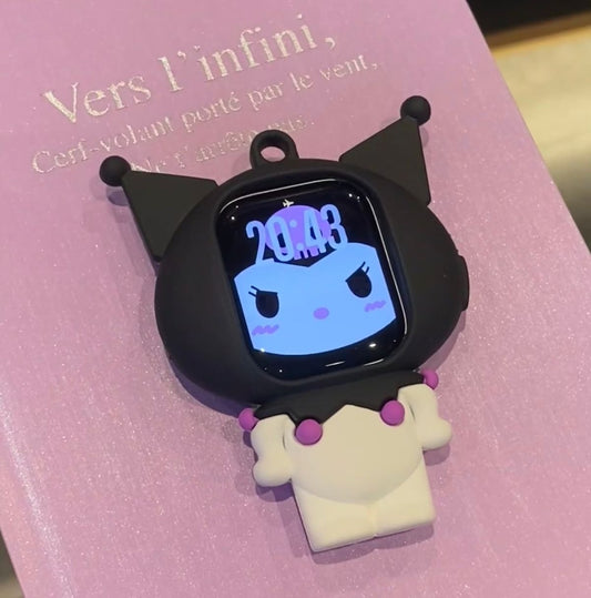 Kuromi Shape Silicone Apple Watch Case for iWatch Series