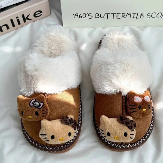HelloKitty Fuzzy Cozy Slipper