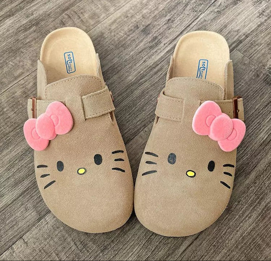 Hello Kitty Suede Soft Footbed Clogs for Women (US size)