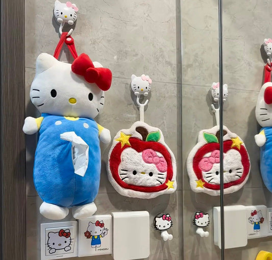 Hello Kitty Plush Tissue Holder