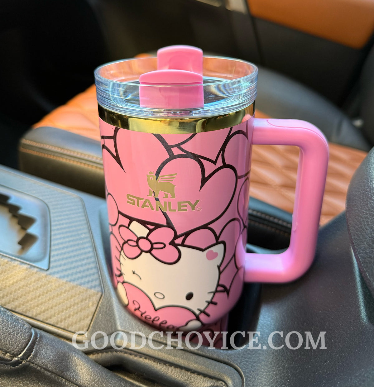 Hello Kitty Sweet Hearts 40 OZ Car Cup Gift Box Set π
