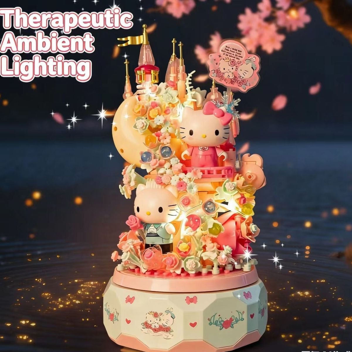 Hello Kitty Cherry Blossom Castle Music Box