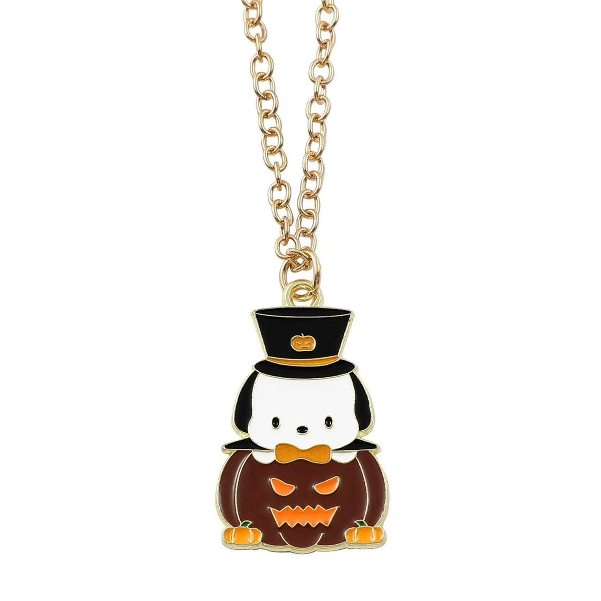 🎃 Halloween Pumpkin Kawaii Character Necklace