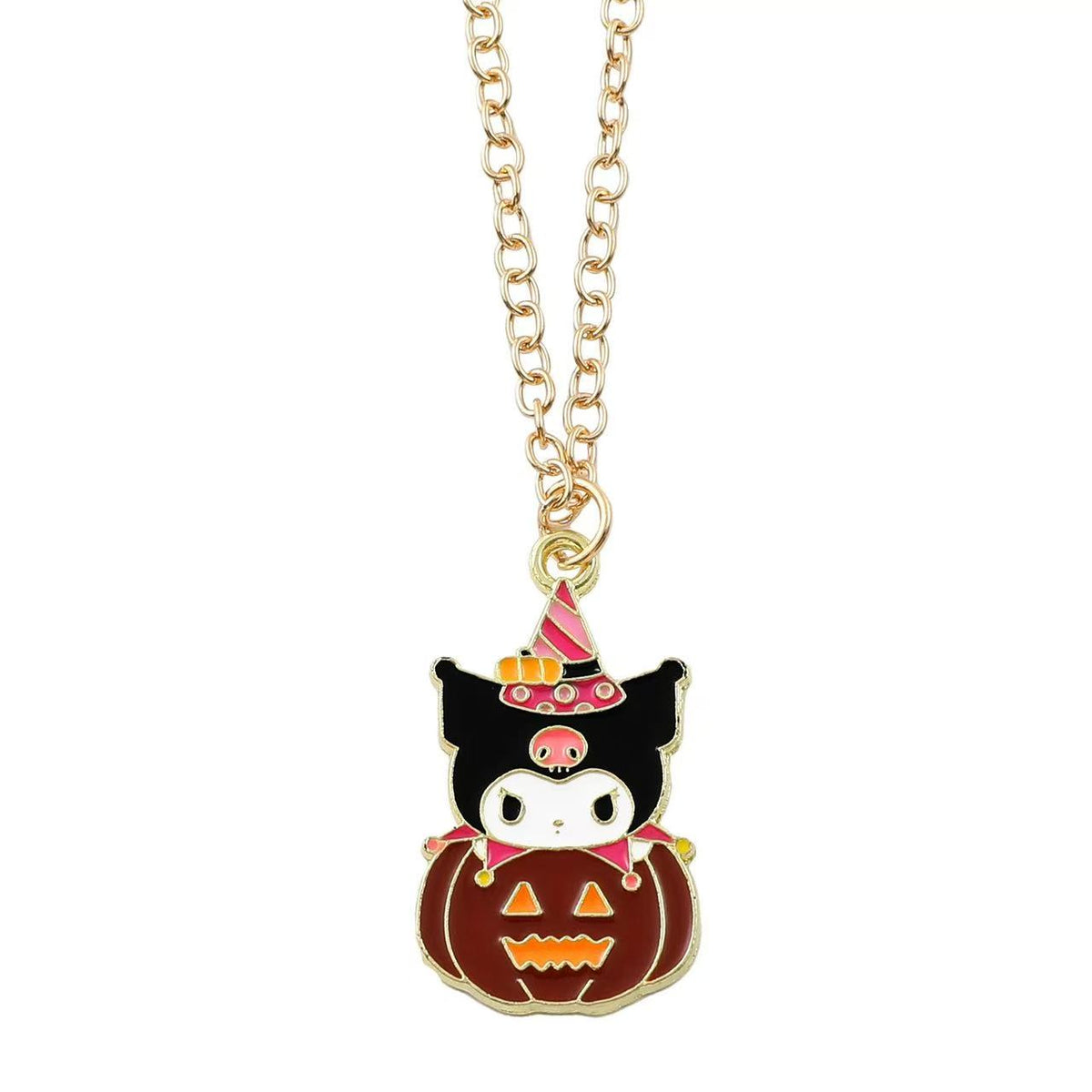 🎃 Halloween Pumpkin Kawaii Character Necklace