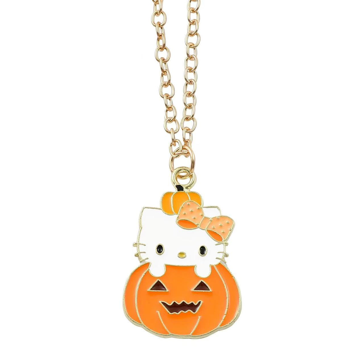 🎃 Halloween Pumpkin Kawaii Character Necklace