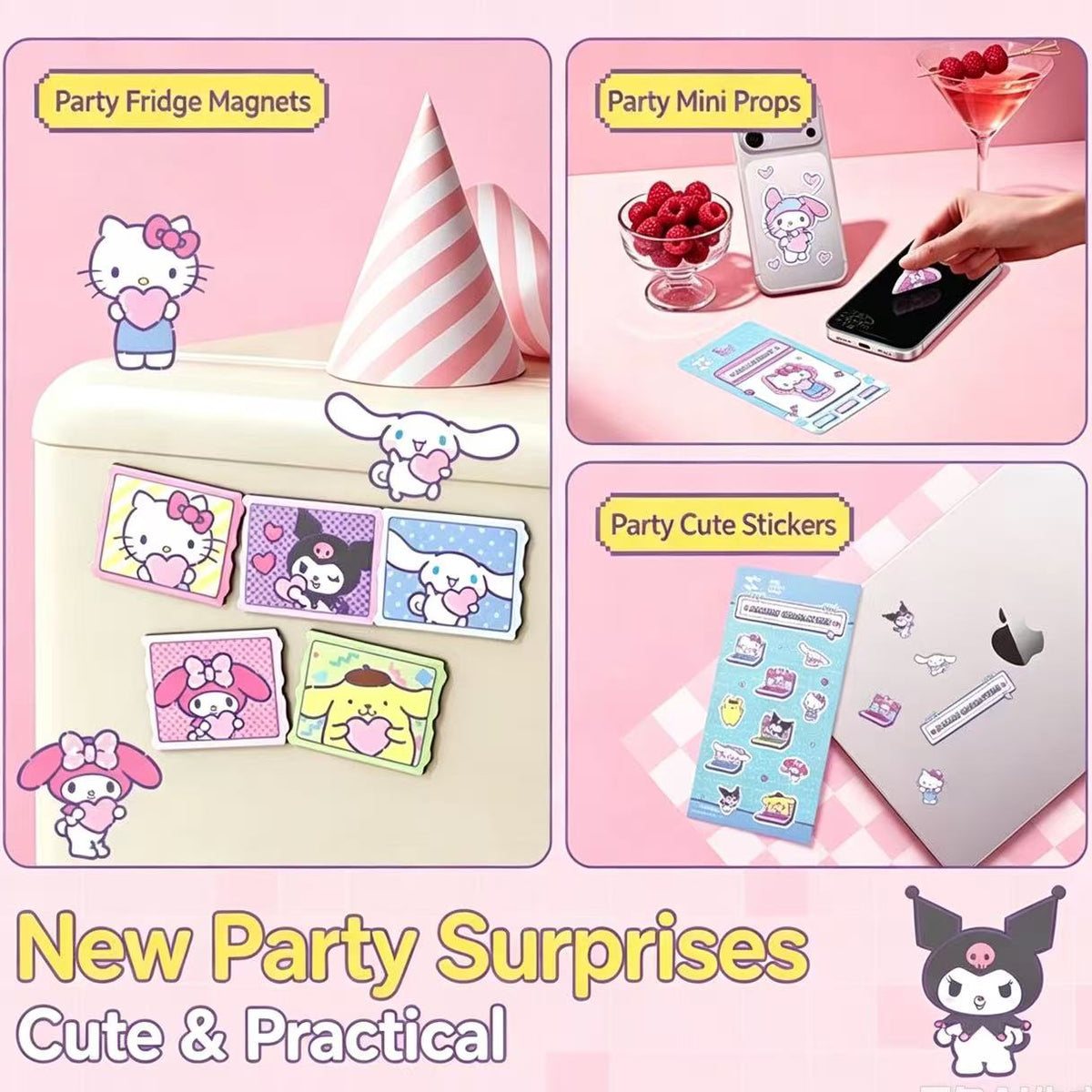 Sanrio Invisible Print Screen Protector | Sleep‑Screen Cartoon Pattern