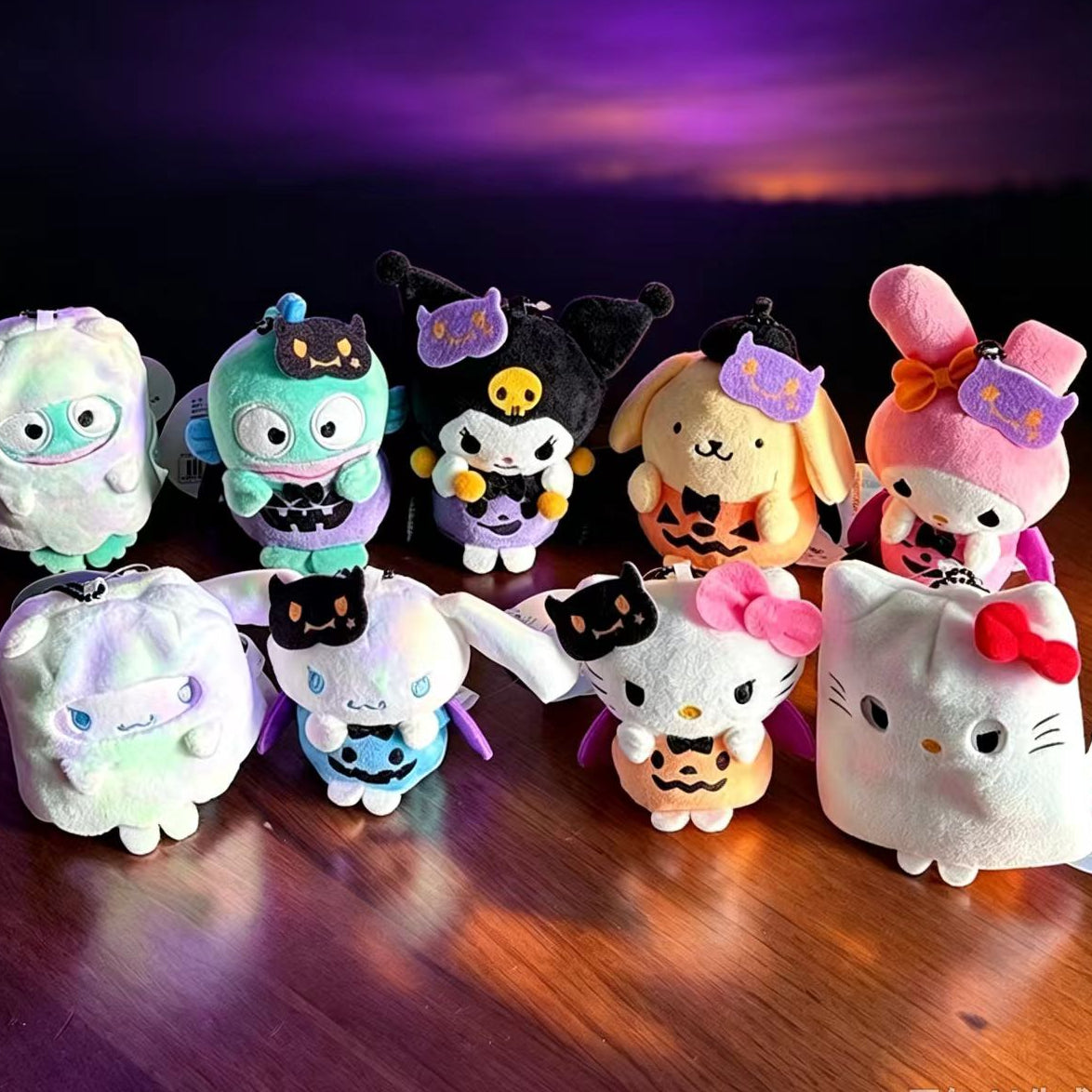 Kawayii Halloween Plush Keychain