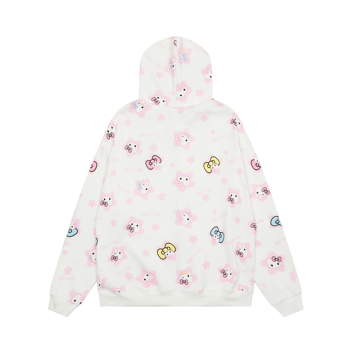 HelloKitty Oversize Sweet Patterned Hoodie