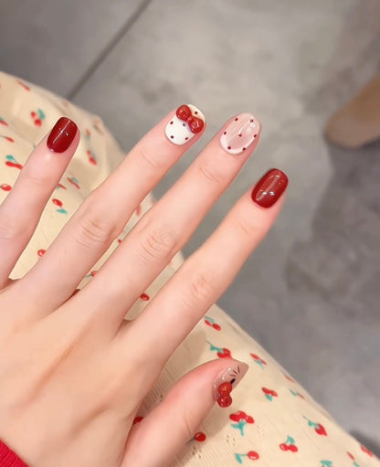 Hello Kitty Cat Eye Press-On Nail Set