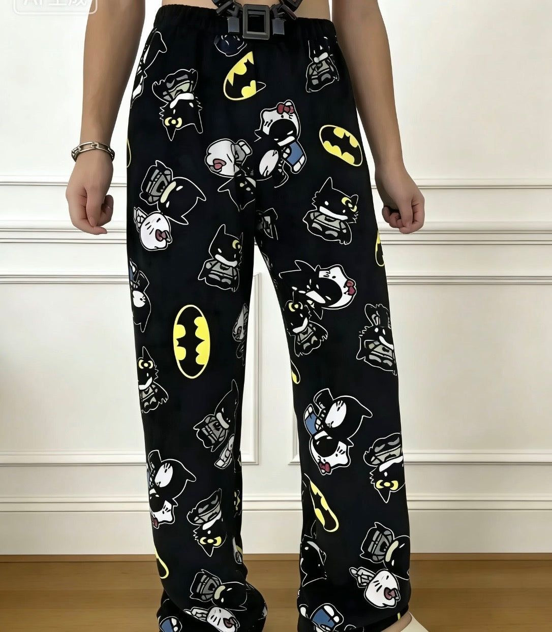 Hello Kitty Batman Fluffy Pants