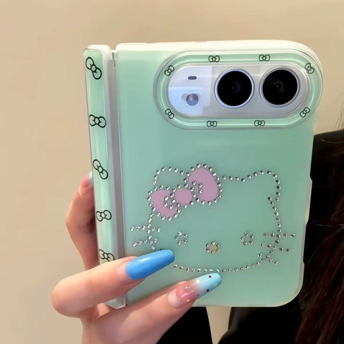 Rhinestone Hello Kitty Case for iPhone 18 Duo
