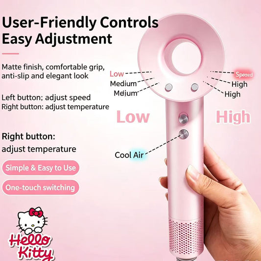 Hello Kitty Dreamy Pink Hair Dryer
