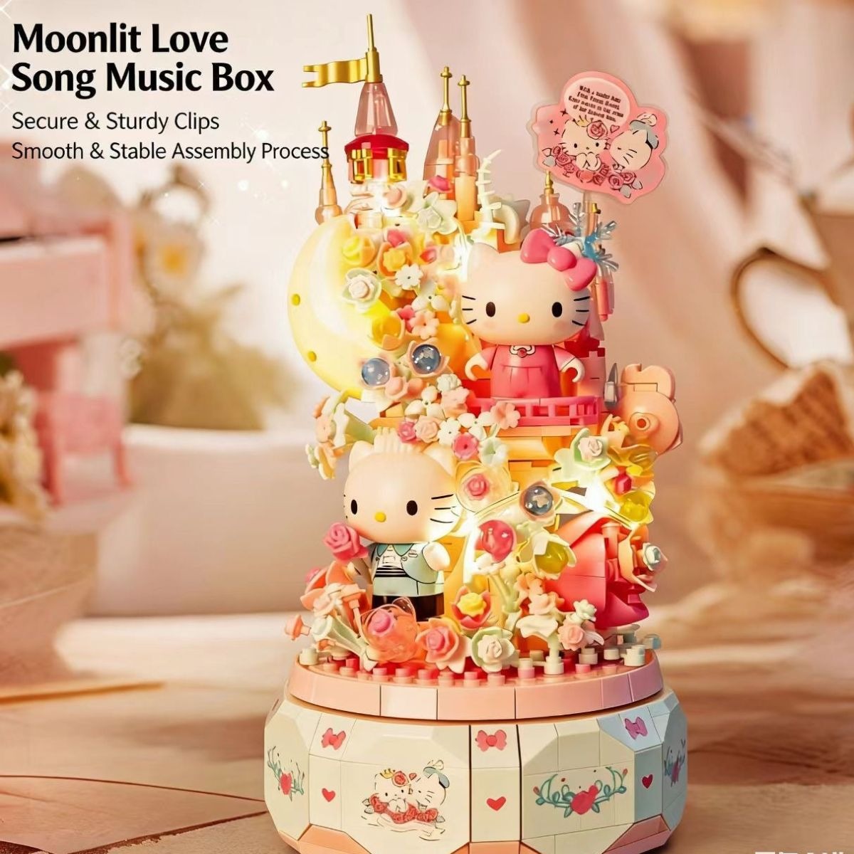 Hello Kitty Cherry Blossom Castle Music Box