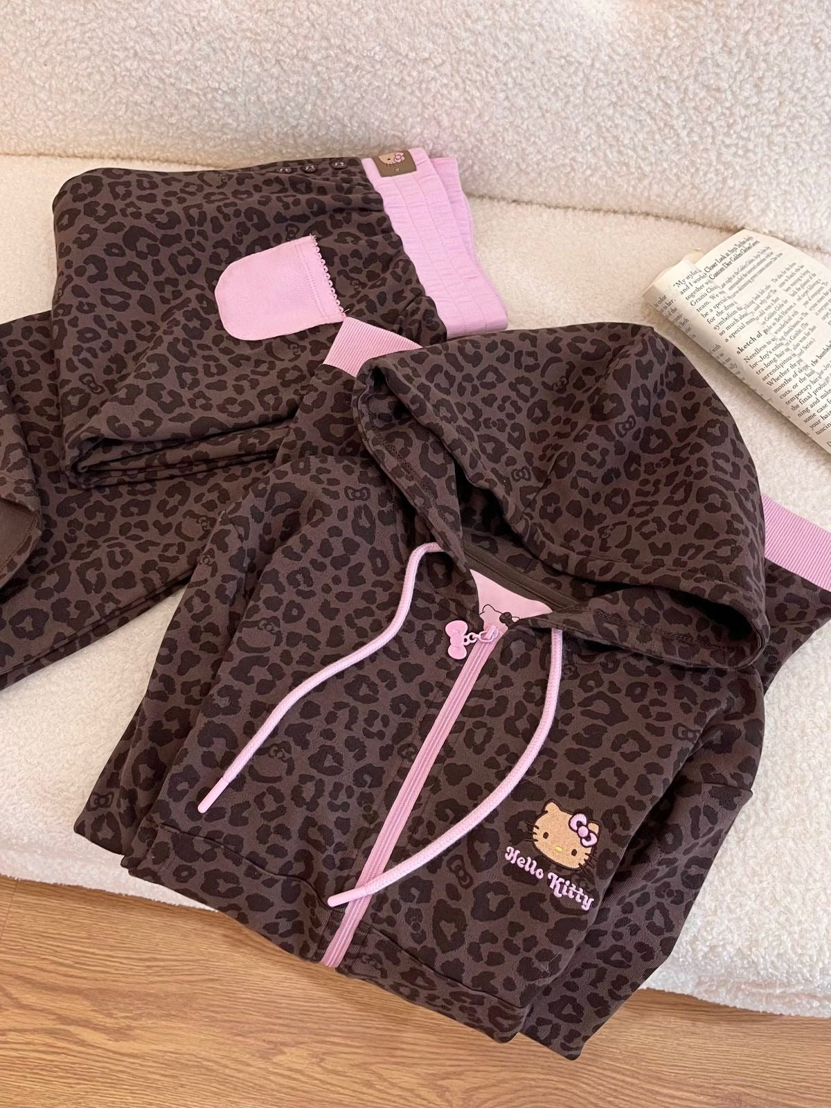 Hello Kitty Cozy Hoodie Pajamas Set
