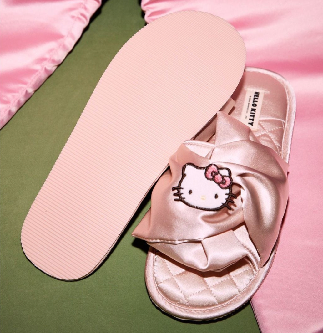 Hello Kitty Satin Slippers of Grace