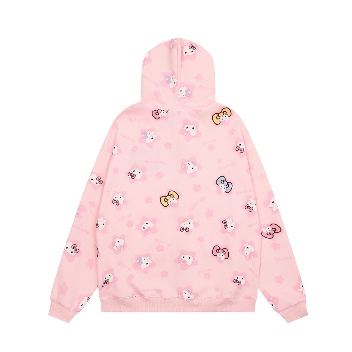 HelloKitty Oversize Sweet Patterned Hoodie