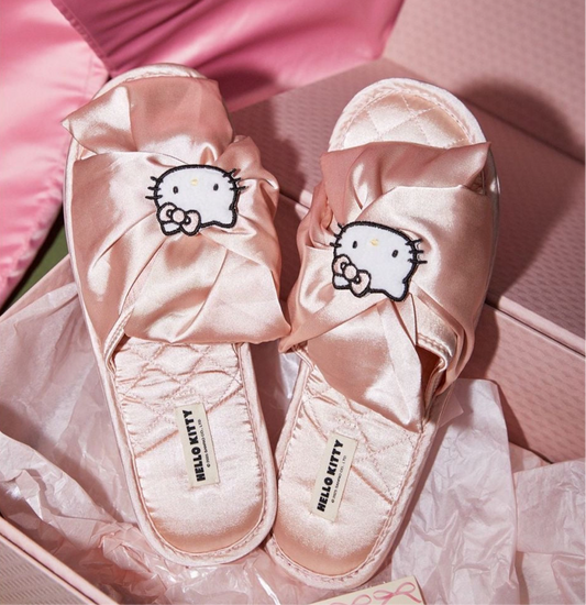 Hello Kitty Satin Slippers of Grace