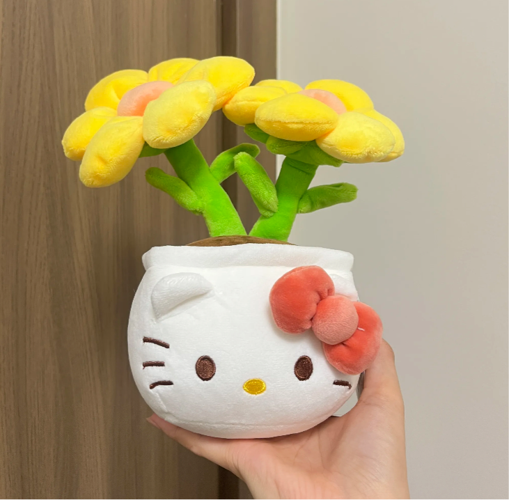 Hello Kitty – Plüschtier „Sonnenblume“