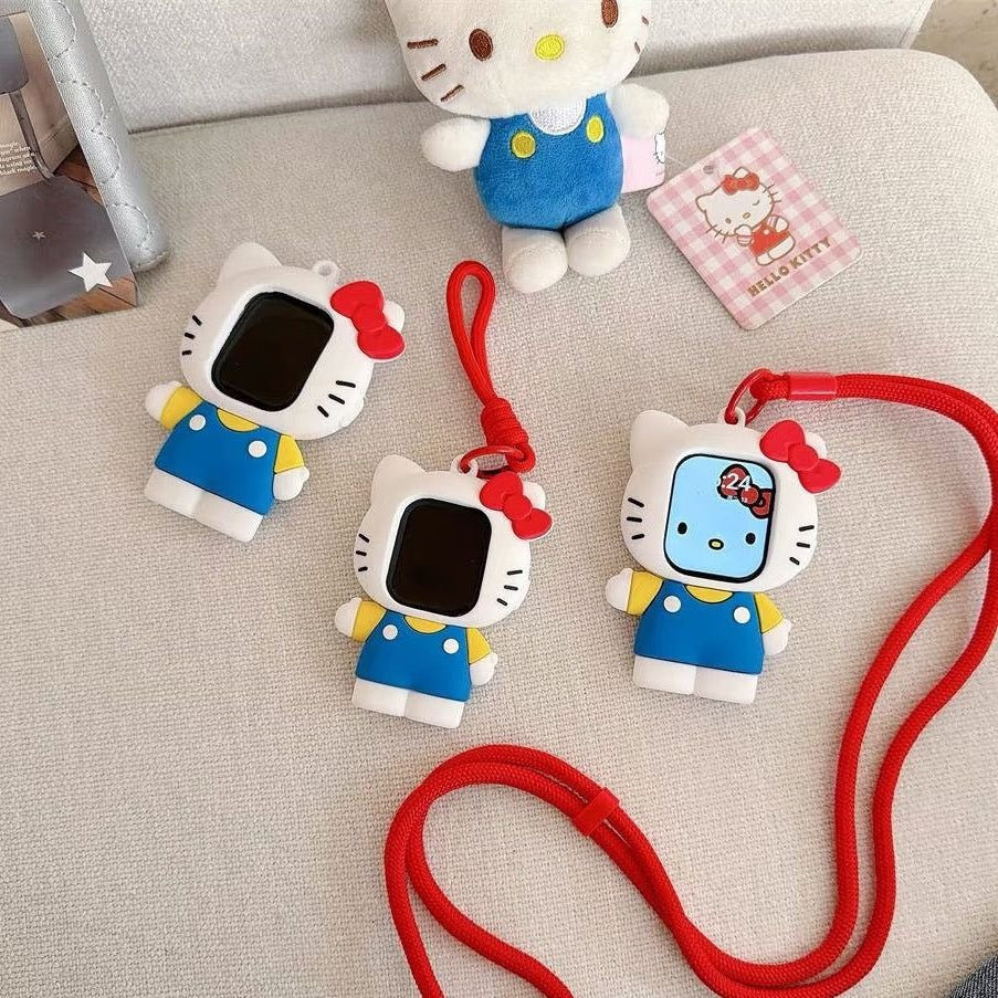 Hello kitty Shape Silicone Apple Watch Case for iWatch Series