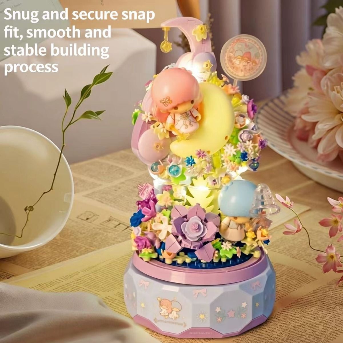 Hello Kitty Cherry Blossom Castle Music Box