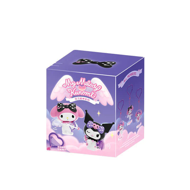 Kuromi & My Melody Cupid Trainee Movable Wind-Up Blind Box