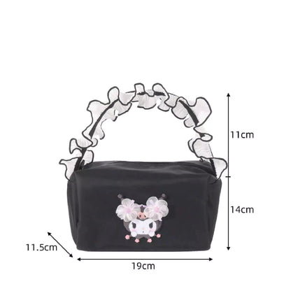 Sanrio Licensed Kuromi Floral Bag