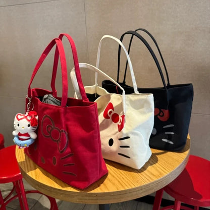 Hello Kitty Premium Big Shoulder Tote Bag