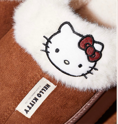 Hello Kitty Fuzzy Slippers