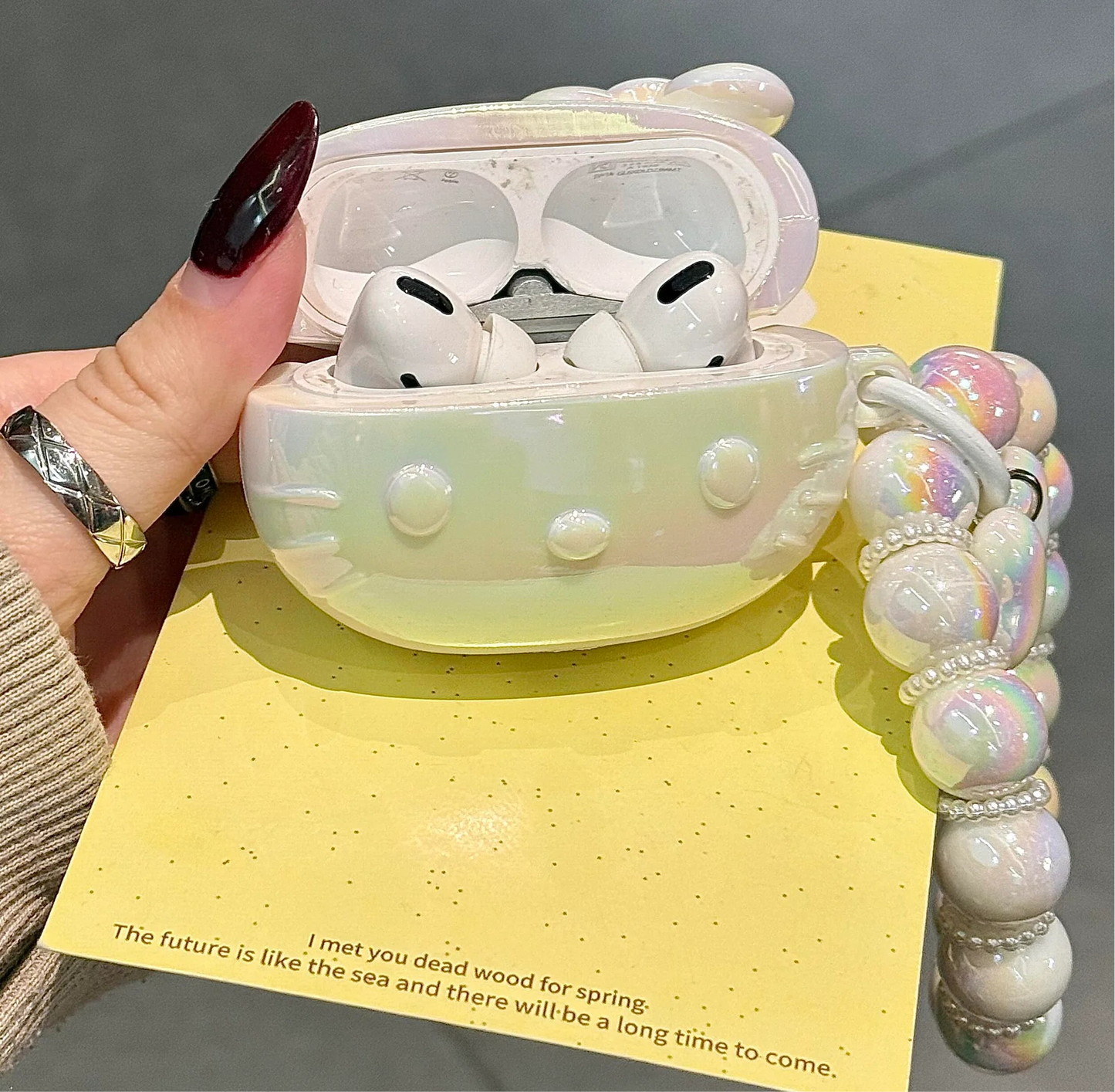 HelloKitty Mermaid Aurora AirPods Case With Charm