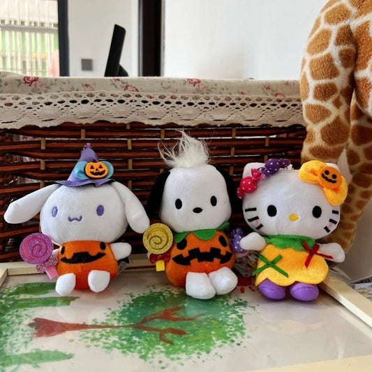 Sanrio Halloween Plushie Keychain