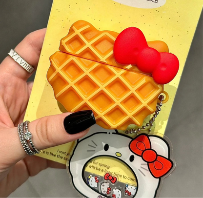 HelloKitty Waffle AirPods Case