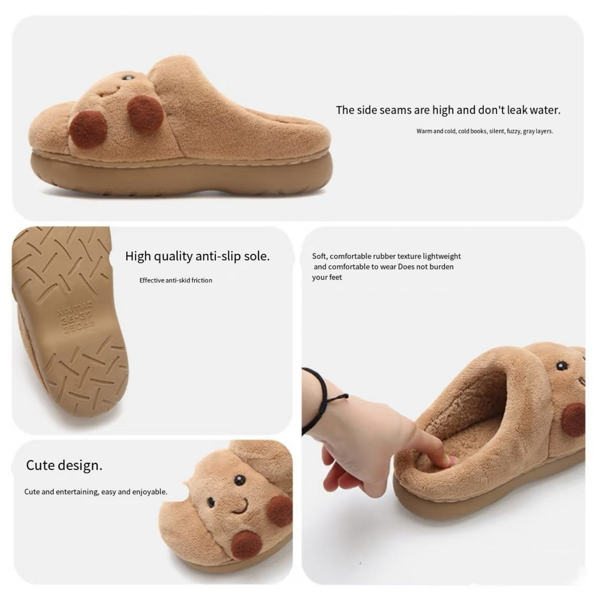 Croissant Cozies Buttery Soft Slippers