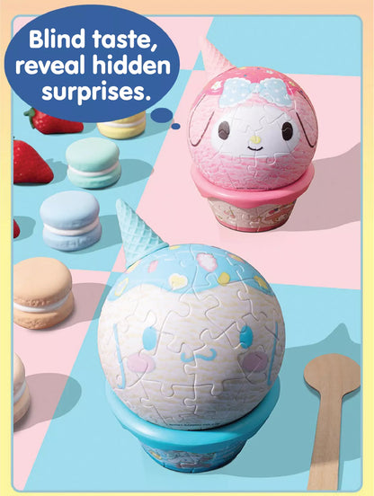 Sanrio Character Sweet Ice Cream Puzzle Blindbox