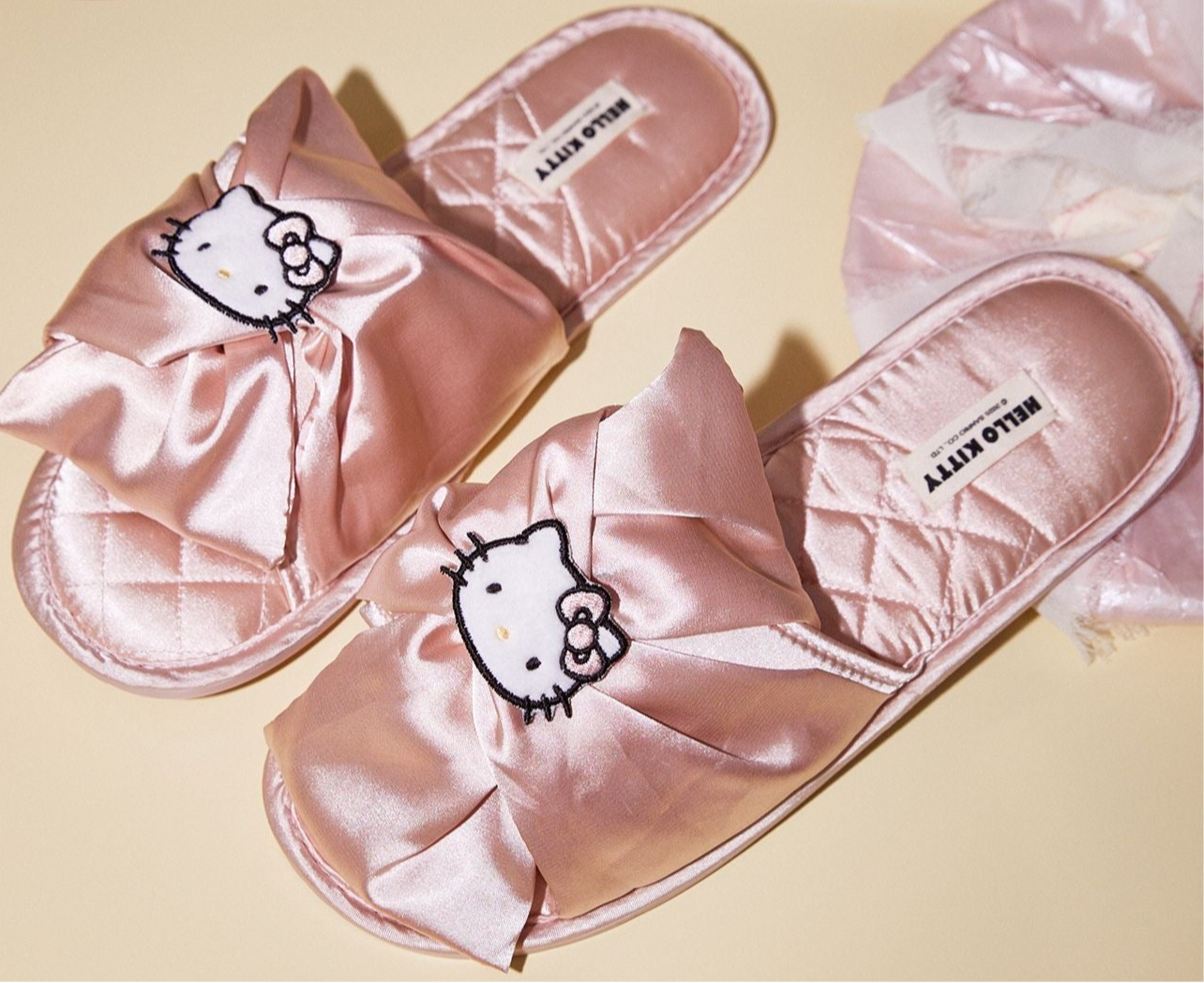 Hello Kitty Satin Slippers of Grace