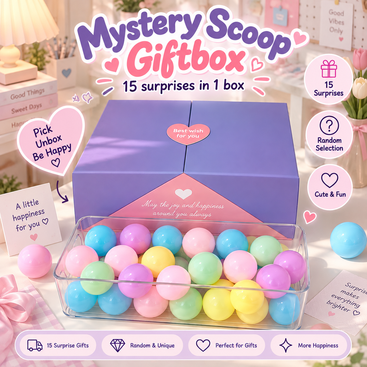 GoodChoyice Mystery Scoop Gift Box |15 random items