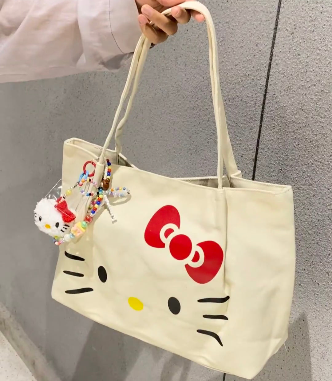 Hello Kitty Premium Big Shoulder Tote Bag