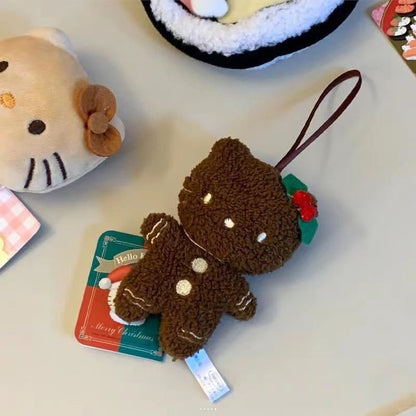 HelloKitty Gingerbread Plushie Keychain