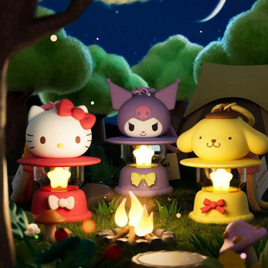 Sanrio Characters Vintage Lantern Light Up Keychain