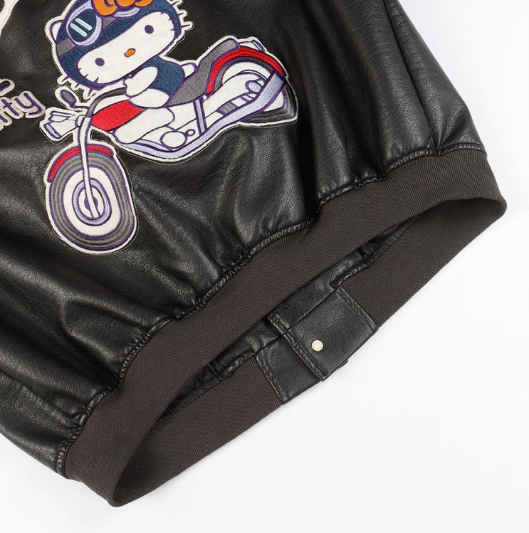 Hello Kitty Glam Rider Leatherette Jacket