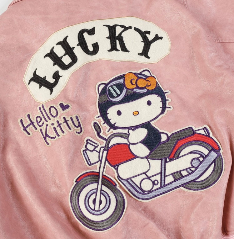 Hello Kitty Glam Rider Leatherette Jacket