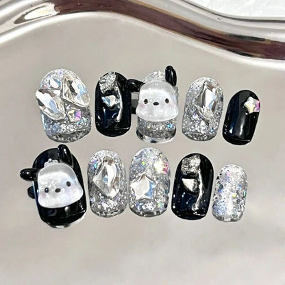 Pochacco Blingbling  Press-On Nail Set