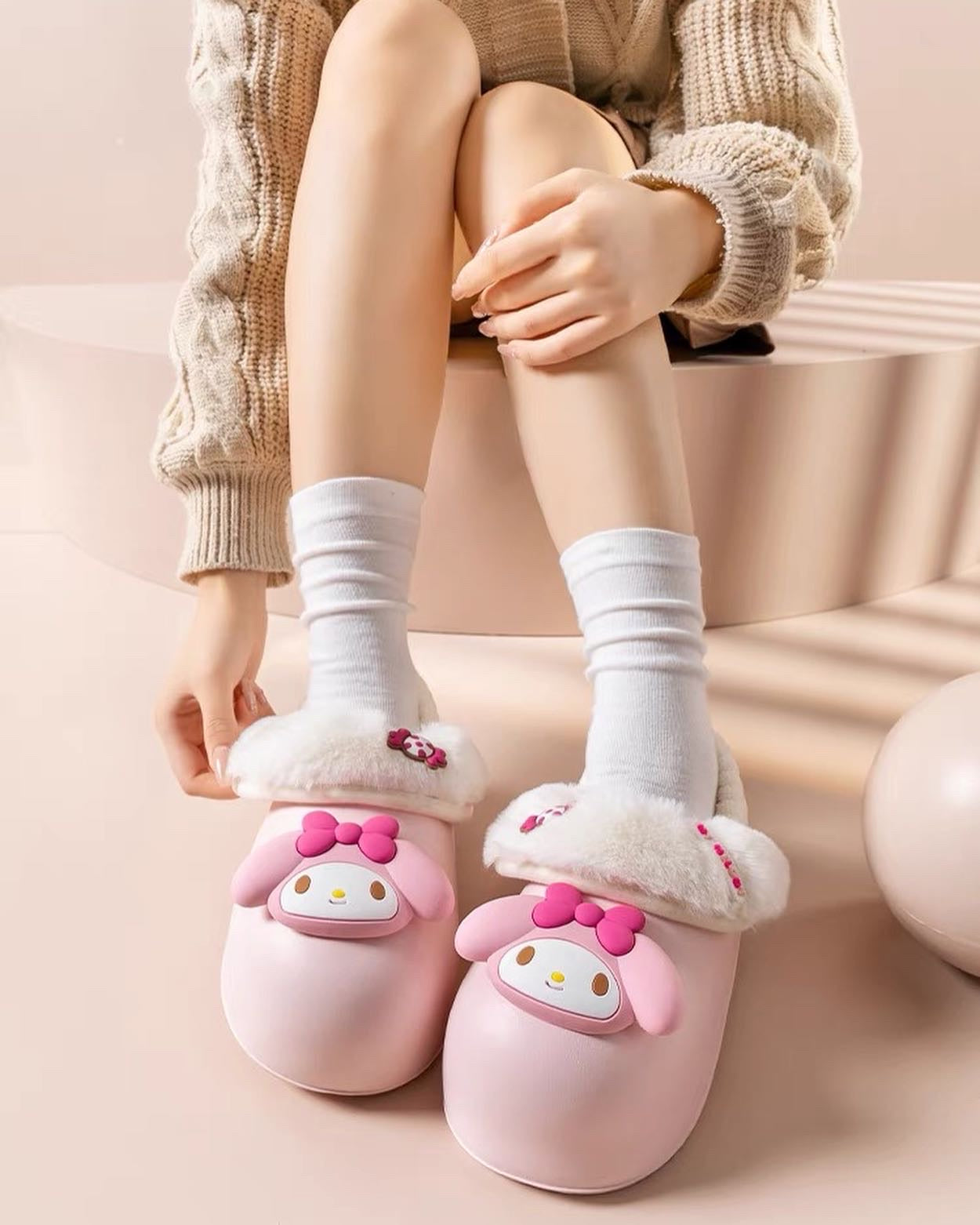 Sanrio slippers discount