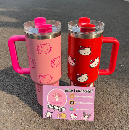 HelloKitty Isolierbecher fürs Auto, 40 OZ