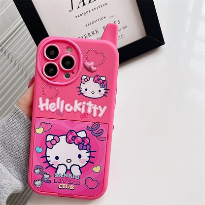 HelloKitty Flip-Spiegel-Telefonhülle