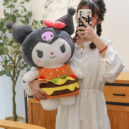 Sanrio Burger Plush （Kuromi /My Melody)