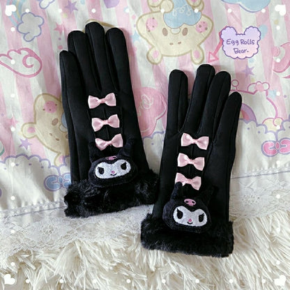 Sanrio Leatherette Waterproof Touchscreen Gloves