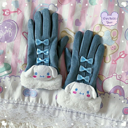 Sanrio Leatherette Waterproof Touchscreen Gloves