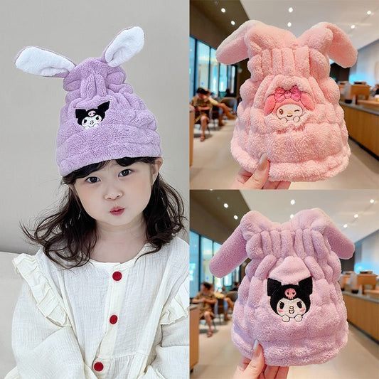 Sanrio Haartrockenhaube in Hasenohrenform für Kinder